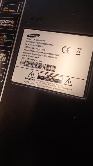 Televisor Samsung Negro