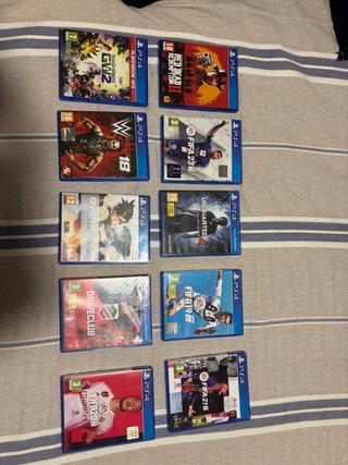 Lote 10 Juegos PS4 y tambien para PS5
