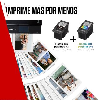 Pack inchiostro e carta Canon PG-540/CL-541, 50 fogli