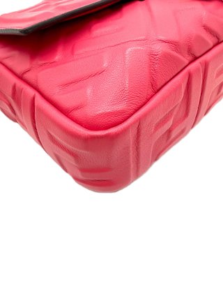 Borsa Fendi Baguette Rosa Dorato