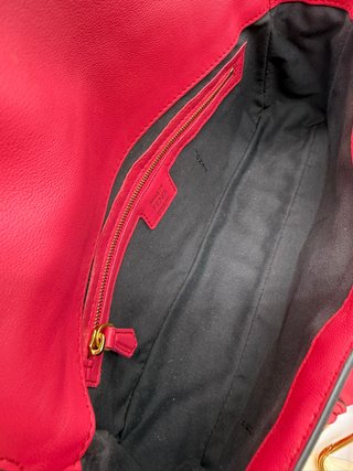 Borsa Fendi Baguette Rosa Dorato