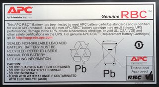 Batteria di ricambio UPS APC piombo-acido
