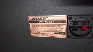 Altavoces Bose Serie 301 Negros