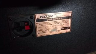 Altavoces Bose Serie 301 Negros