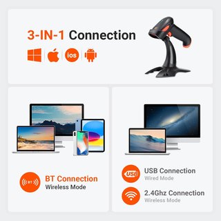 Scanner wireless di codici a barre Tera Pro