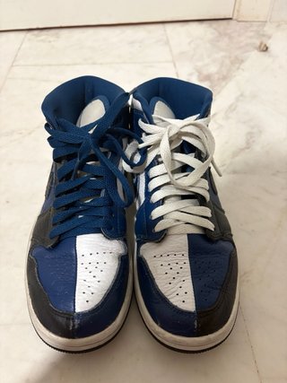 Jordan 1 Mid Zapatillas Negro/Azul