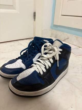 Jordan 1 Mid Zapatillas Negro/Azul
