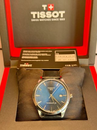 Reloj Tissot Powermatic 80 Azul Nuevo