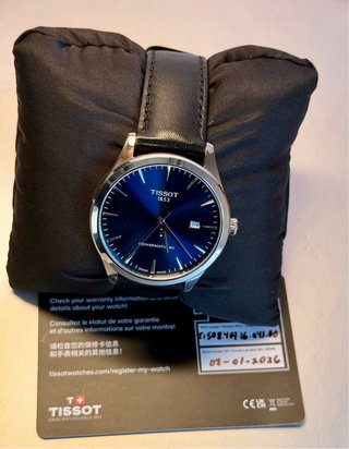 Reloj Tissot Powermatic 80 Azul Nuevo