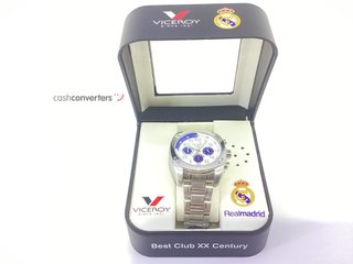 reloj pulsera caballero viceroy real madrid cronógrafo best club xx century