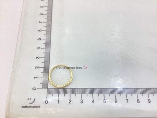 anillo oro 9k con piedra con circonita