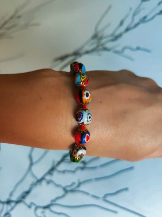 Pulsera Multicolor Cristal Murano