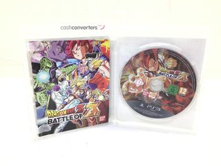 dragon ball z battle of z ps3