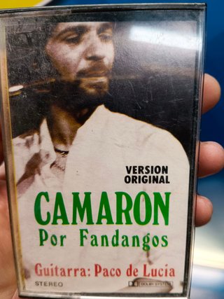 casete CAMARON POR FANDANGOS GUITARRA PACO DE LUCIA 1989