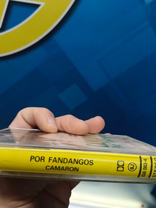 casete CAMARON POR FANDANGOS GUITARRA PACO DE LUCIA 1989