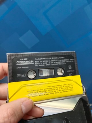 casete CAMARON POR FANDANGOS GUITARRA PACO DE LUCIA 1989