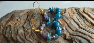 Pendientes Apatita Naturales.