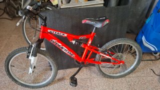 Bicicleta de Montaña Roja Attack