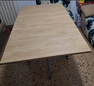 Mesa libro madera extensible