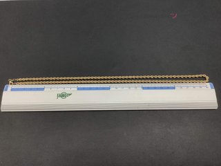 cadena oro 18k 31cm