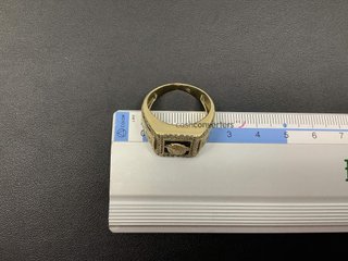 anillo oro 18k con piedra