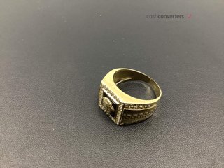 anillo oro 18k con piedra