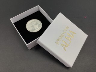 moneda plata 925mm