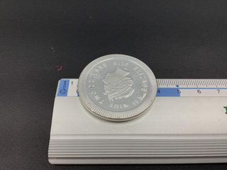 moneda plata 925mm