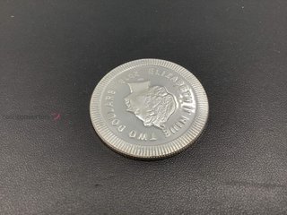 moneda plata 925mm