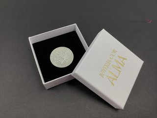 moneda plata 925mm