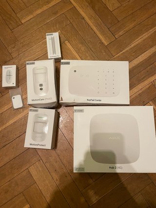 Kit Alarma Ajax: Hub 2, KeyPad, MotionCam