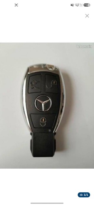 Llave Mercedes Virgen Nueva