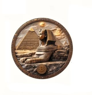 Placa Decorativa Antiguo Egipto Metal