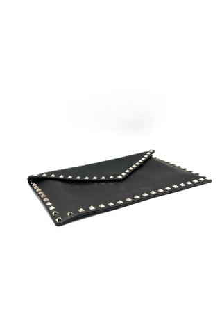 Clutch Valentino Garavani Negro Tachuelas