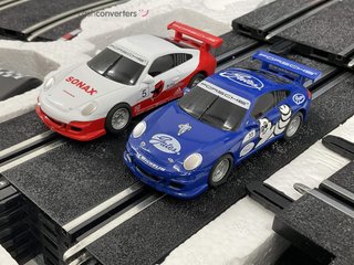 kit pista y coches slot scalextric compact loopinator