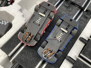 kit pista y coches slot scalextric compact loopinator