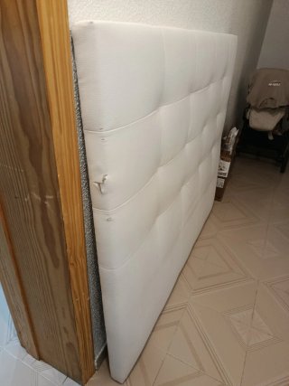 Cabecero blanco polipiel