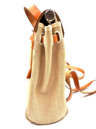 Mochila Hermès Herbag Beige/Marrón