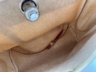 Mochila Hermès Herbag Beige/Marrón