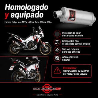 HONDA AFRICA TWIN CRF 1100 2024 - 2026 DAKAR NEGRO