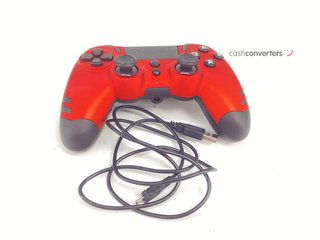 mando ps4 steel play wireless controller red