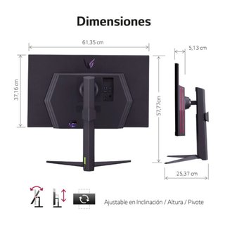 Monitor LG UltraGear 27GR93U-B 4K 144Hz