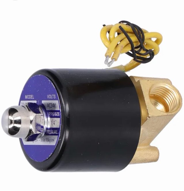 Válvula Solenoide AC24V 1/4