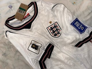 Camiseta Inglaterra Blanca
