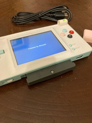 Nintendo DS Lite Macro Blanca/Verde