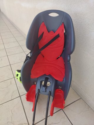 Silla bici niño - Casco amarillo