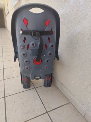 Silla bici niño - Casco amarillo