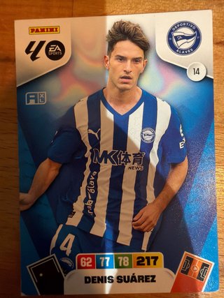 5Cromos Panini Adrenalyn XL La Liga 2025-26 ALAVES