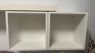 Conjunto 3 Estanterías Cubo Blancas