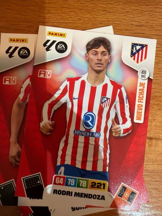 7 Cromos Panini Adrenalyn La Liga XL ATLETICO MADR